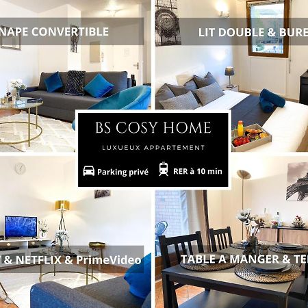Luxueux Appartement Evry Centre - Parking - RER à 10 min Courcouronnes Esterno foto